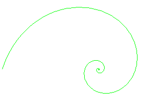 la spirale d'or logarithmique ; vous voyez une diff�rence ?